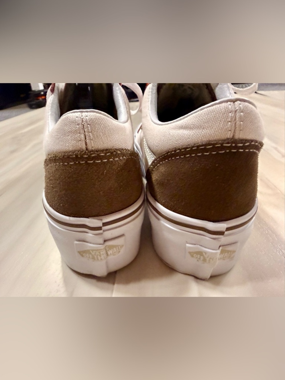 Vans Old Skool stacking earthy blocking/gum Womens size 7 - Picture 4 of 6